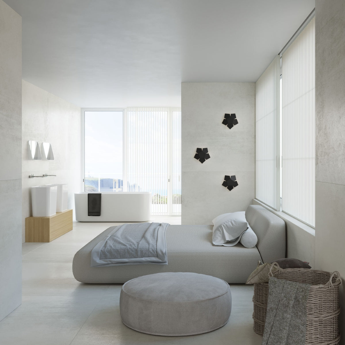 Wall lamp PENTA black - Diamond Work Sp. z o.o.