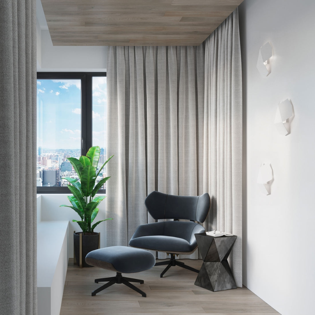 Wall lamp TRE white