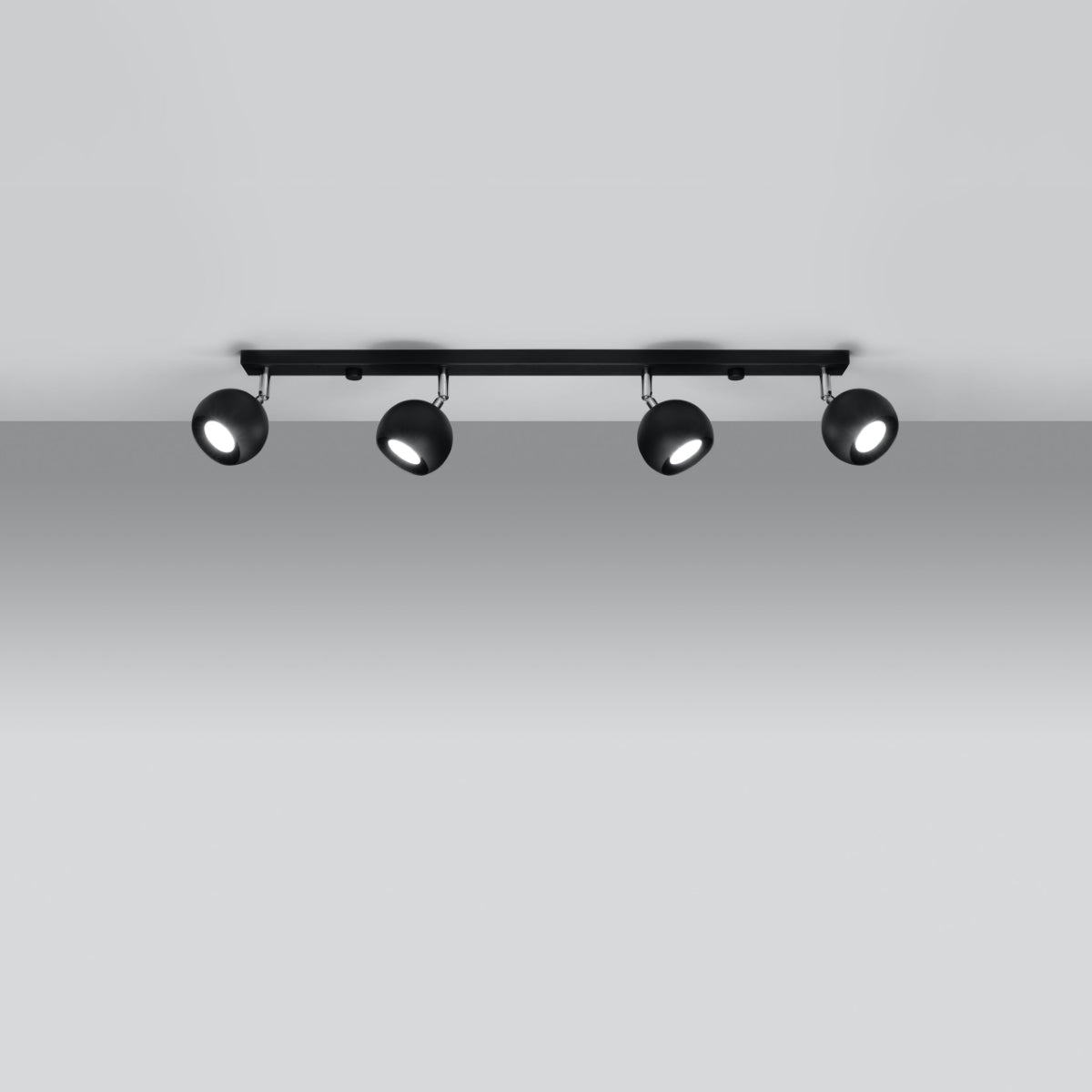 Ceiling lamp OCULARE 4L black