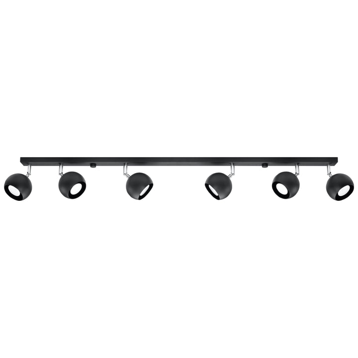 Ceiling lamp OCULARE 6L black