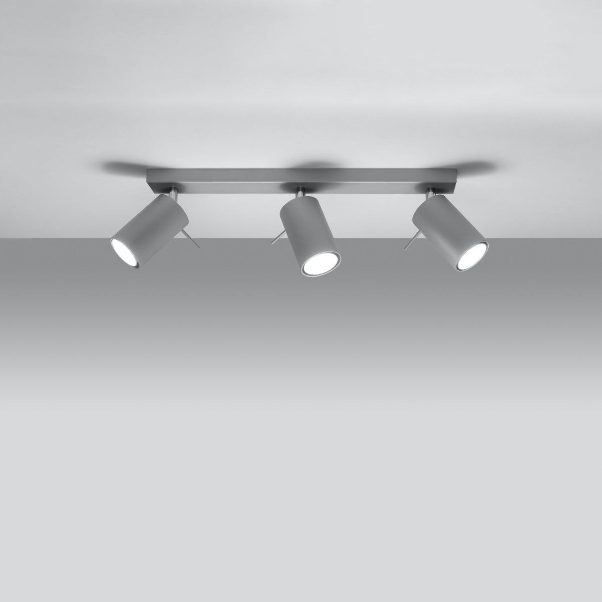 Ceiling lamp RING 3 grey
