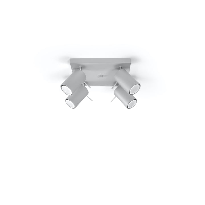 Ceiling lamp RING 4 grey