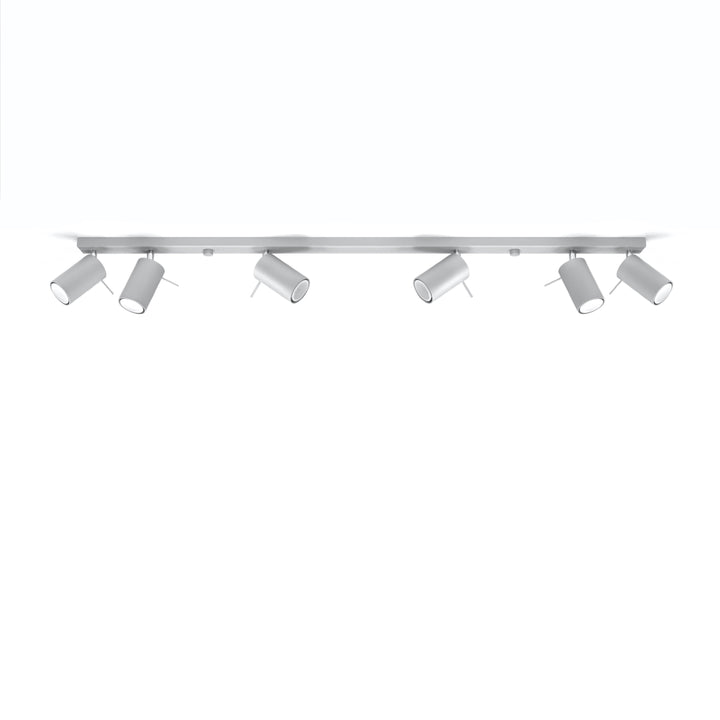 Ceiling lamp RING 6L grey