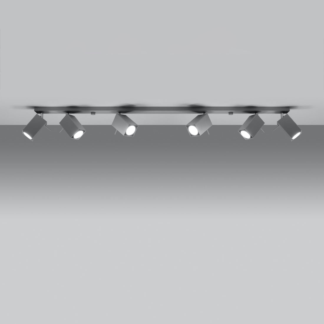 Ceiling lamp MERIDA 6L grey