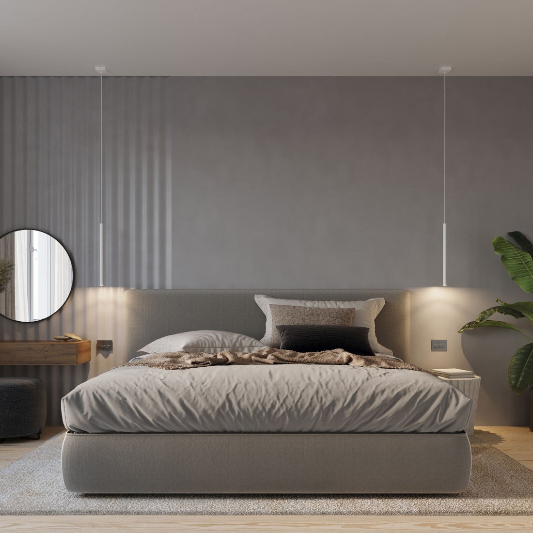 Pendant lamp PASTELO 3P white