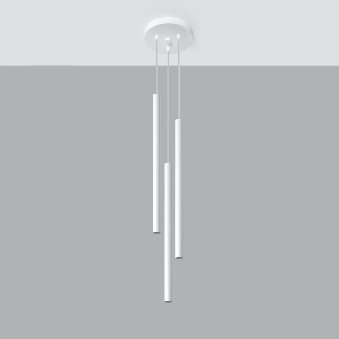 Pendant lamp PASTELO 3P white