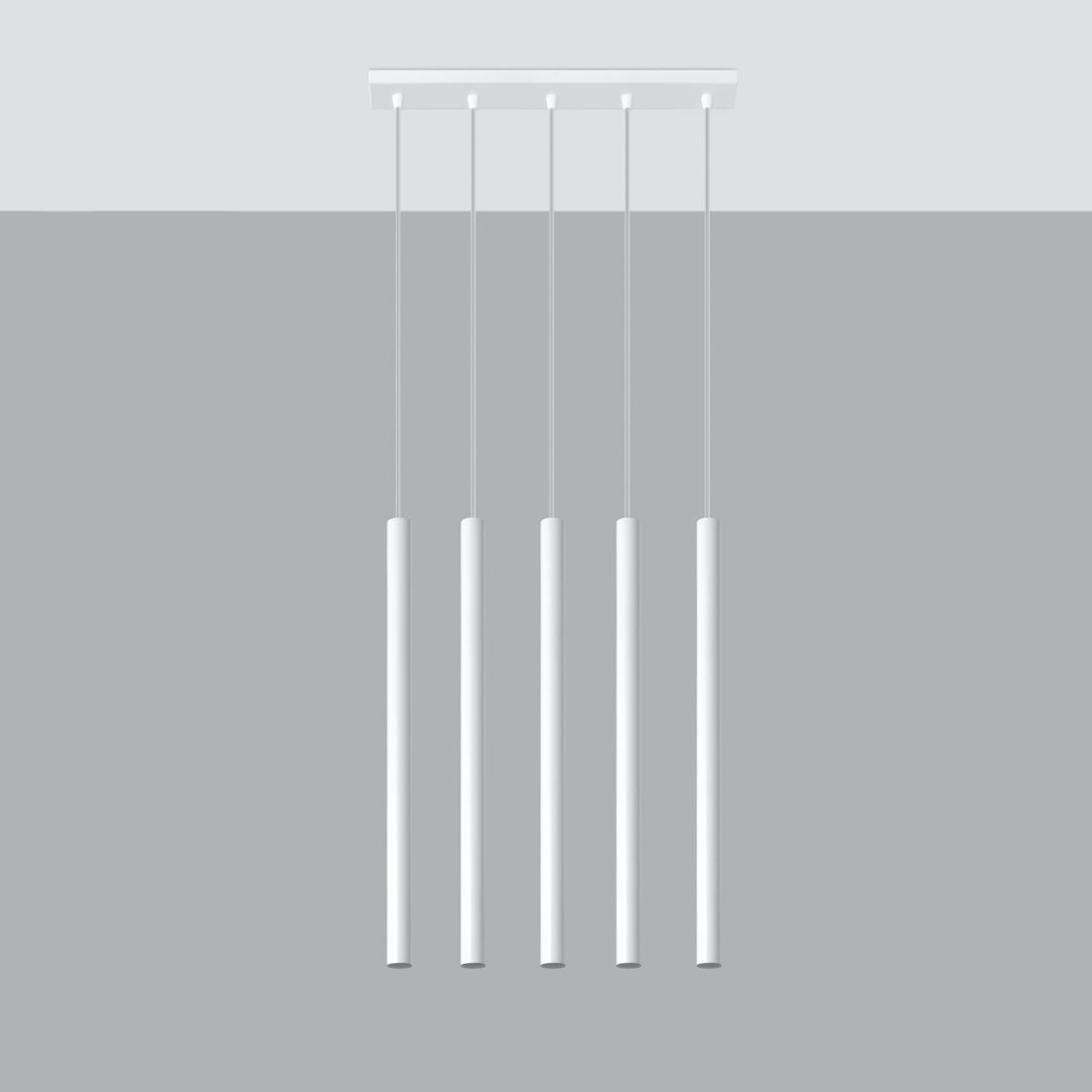 Pendant lamp PASTELO 5 white