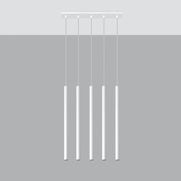 Pendant lamp PASTELO 5 white