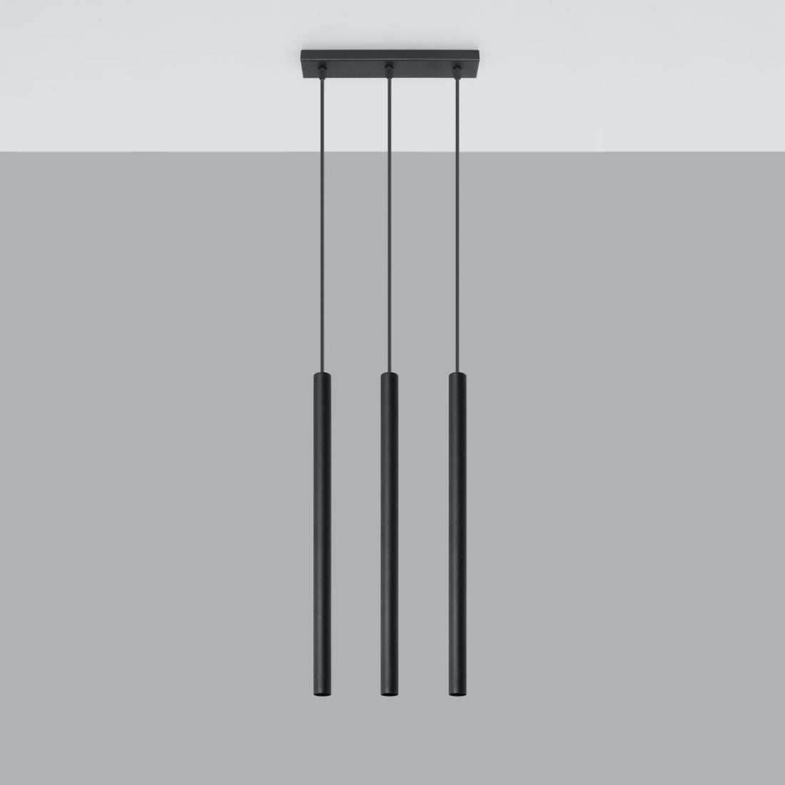 Pendant lamp PASTELO 3 black