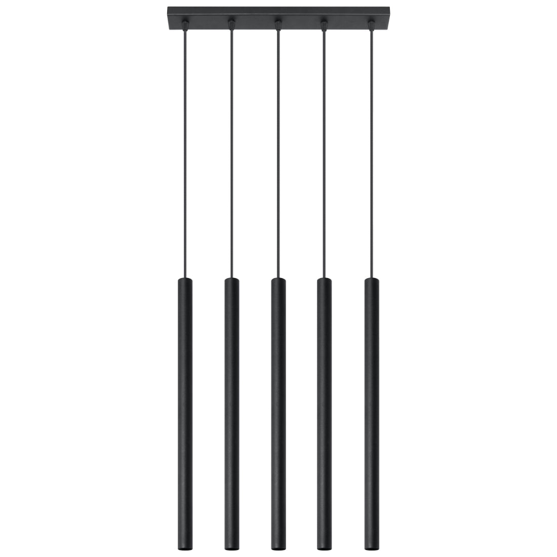 Pendant lamp PASTELO 5 black