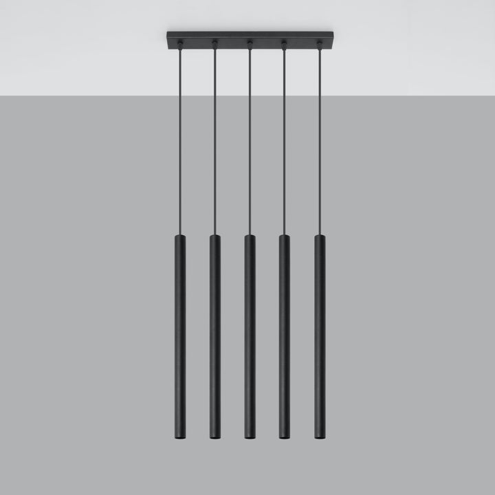 Pendant lamp PASTELO 5 black