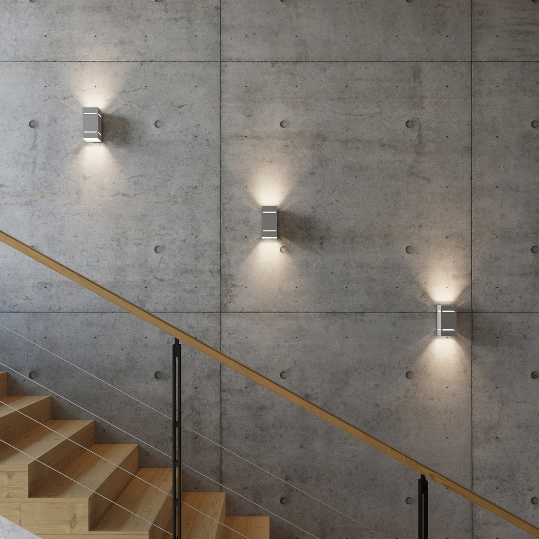 Wall lamp BLOCCO grey