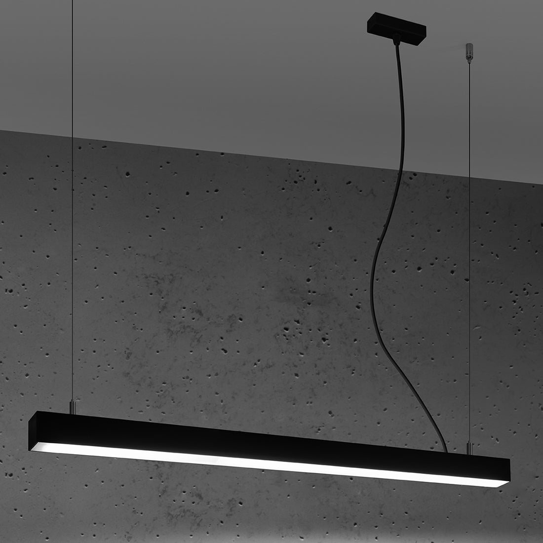 Pendant lamp PINNE 90 black
