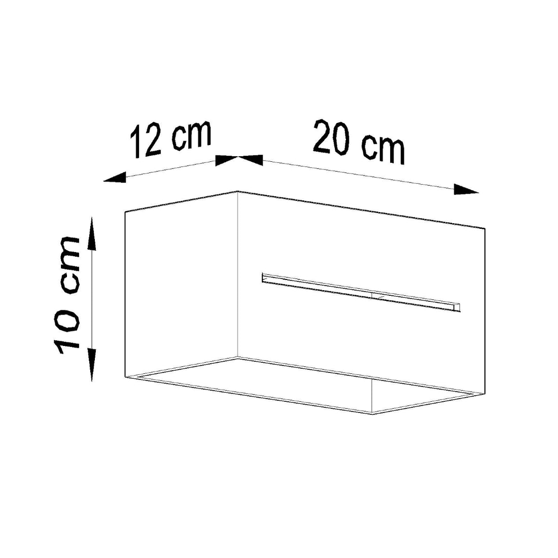 Wall lamp LOBO MAXI white