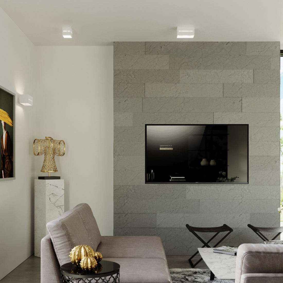 Wall lamp LOBO MAXI white