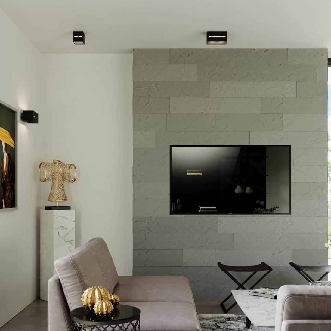 Wall lamp LOBO MAXI black