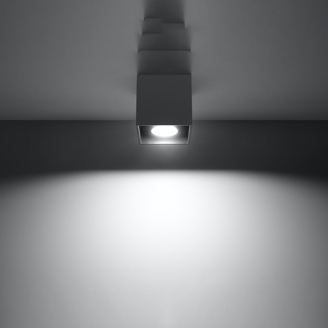 Ceiling lamp QUAD 1 anthracite