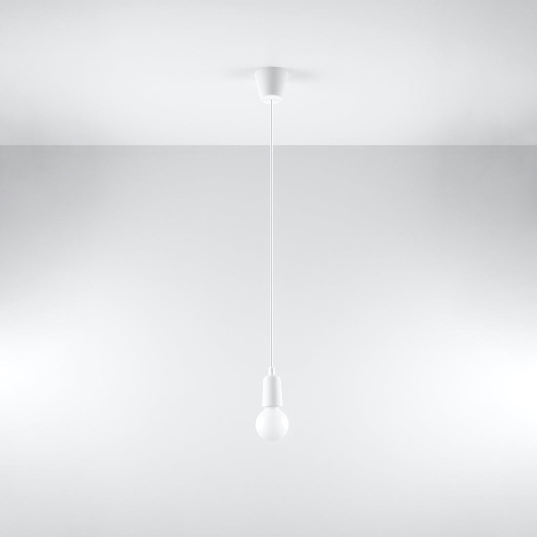 Pendant lamp DIEGO 1 white