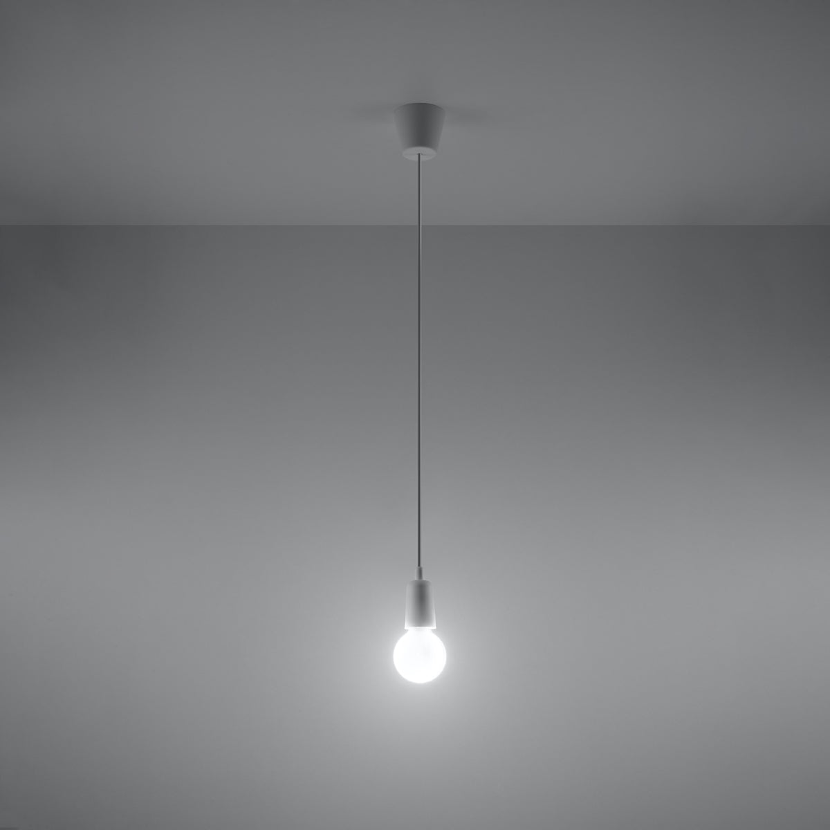 Pendant lamp DIEGO 1 white