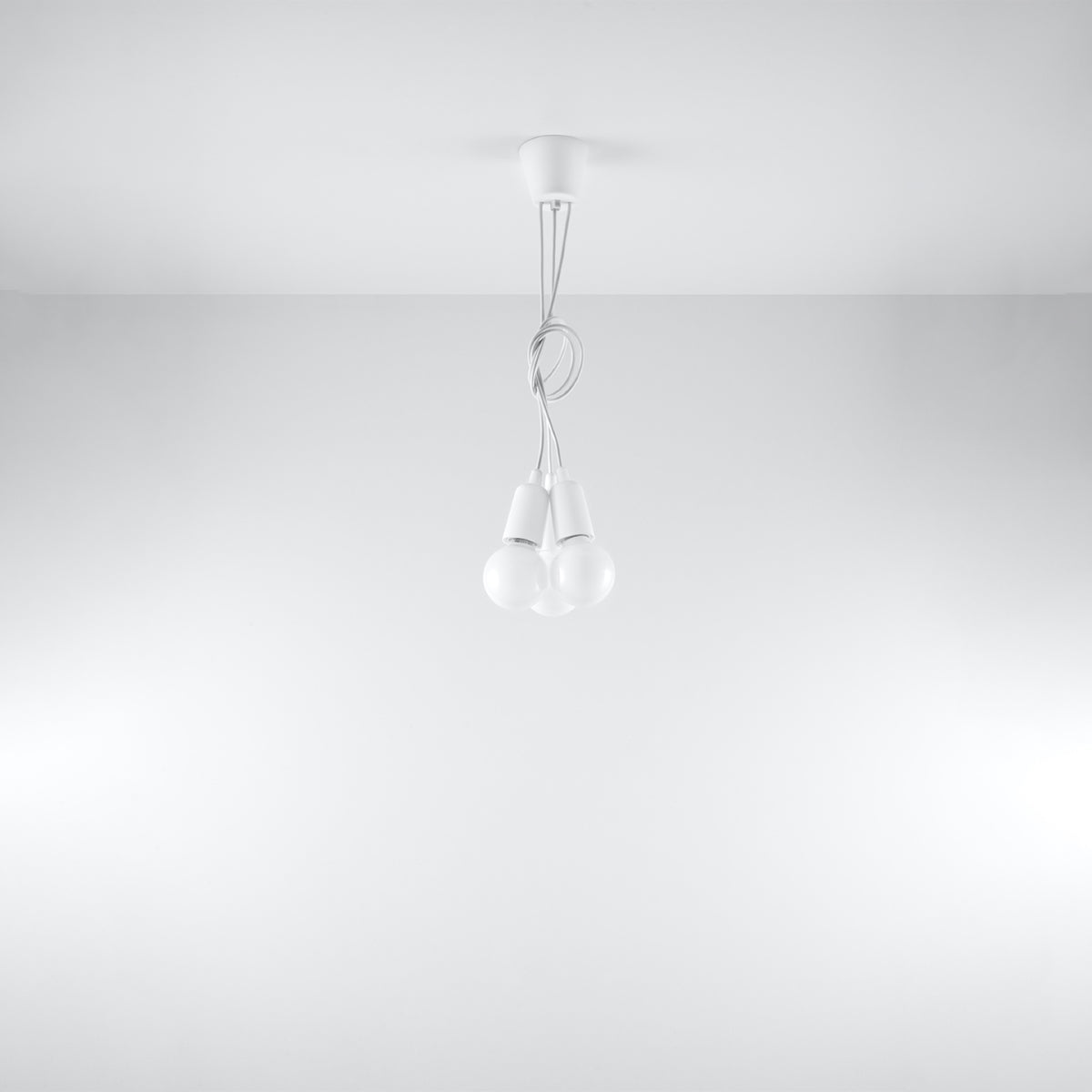 Pendant lamp DIEGO 3 white
