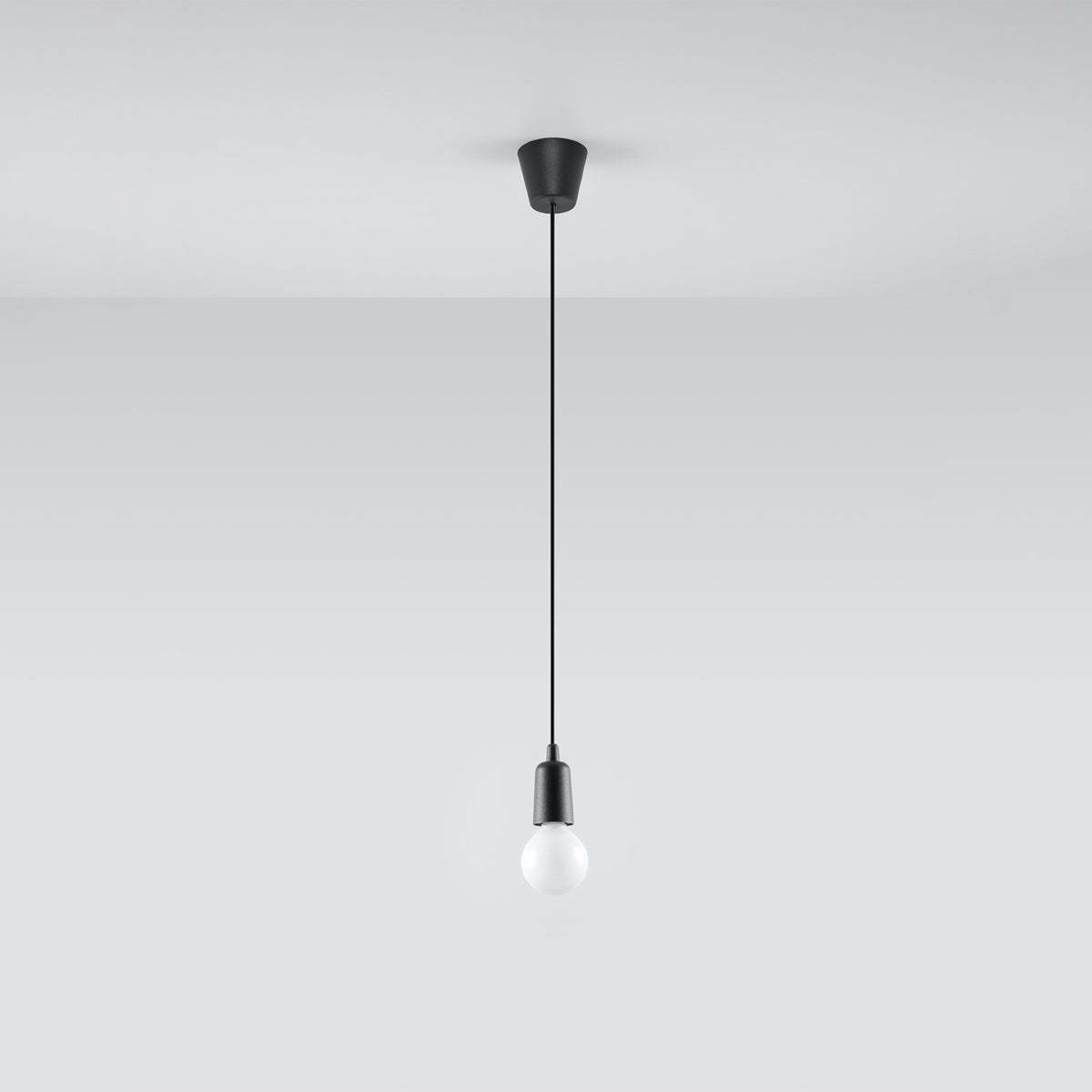 Pendant lamp DIEGO 1 black