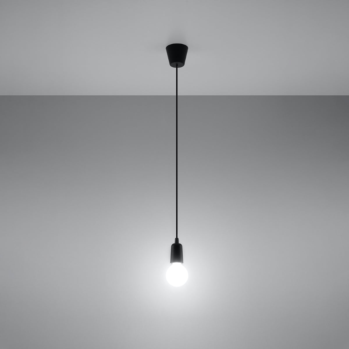 Pendant lamp DIEGO 1 black