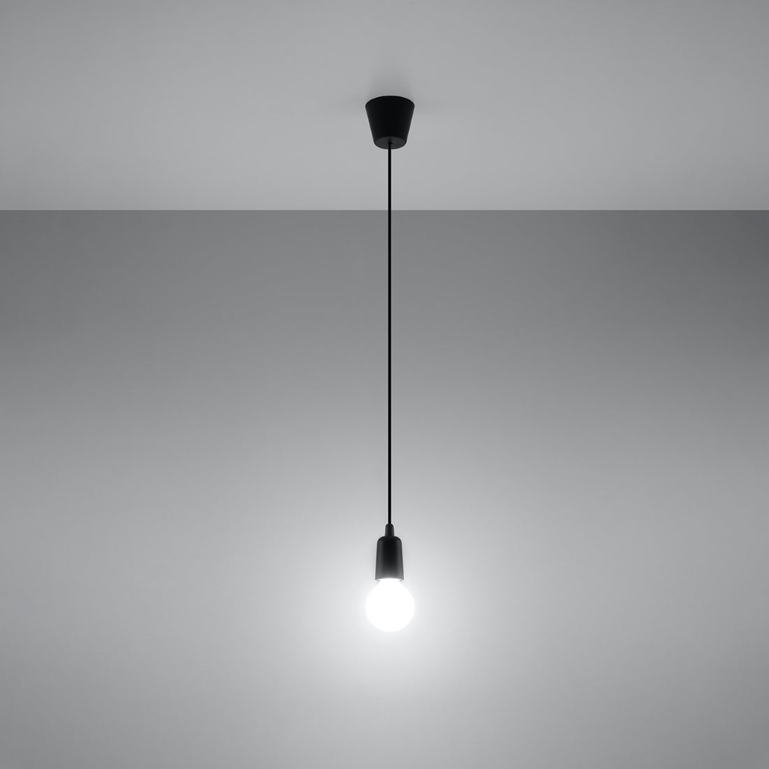 Pendant lamp DIEGO 1 black