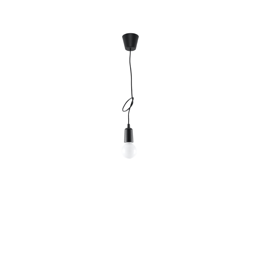 Pendant lamp DIEGO 1 black