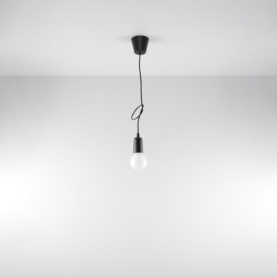 Pendant lamp DIEGO 1 black