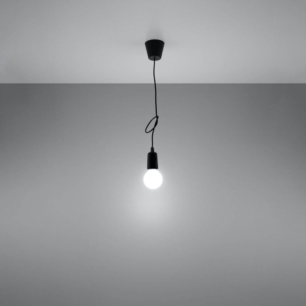 Pendant lamp DIEGO 1 black