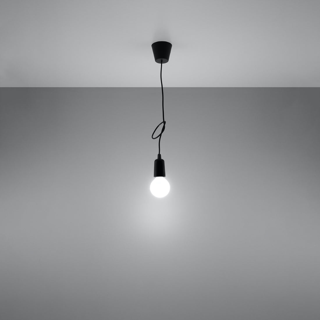 Pendant lamp DIEGO 1 black