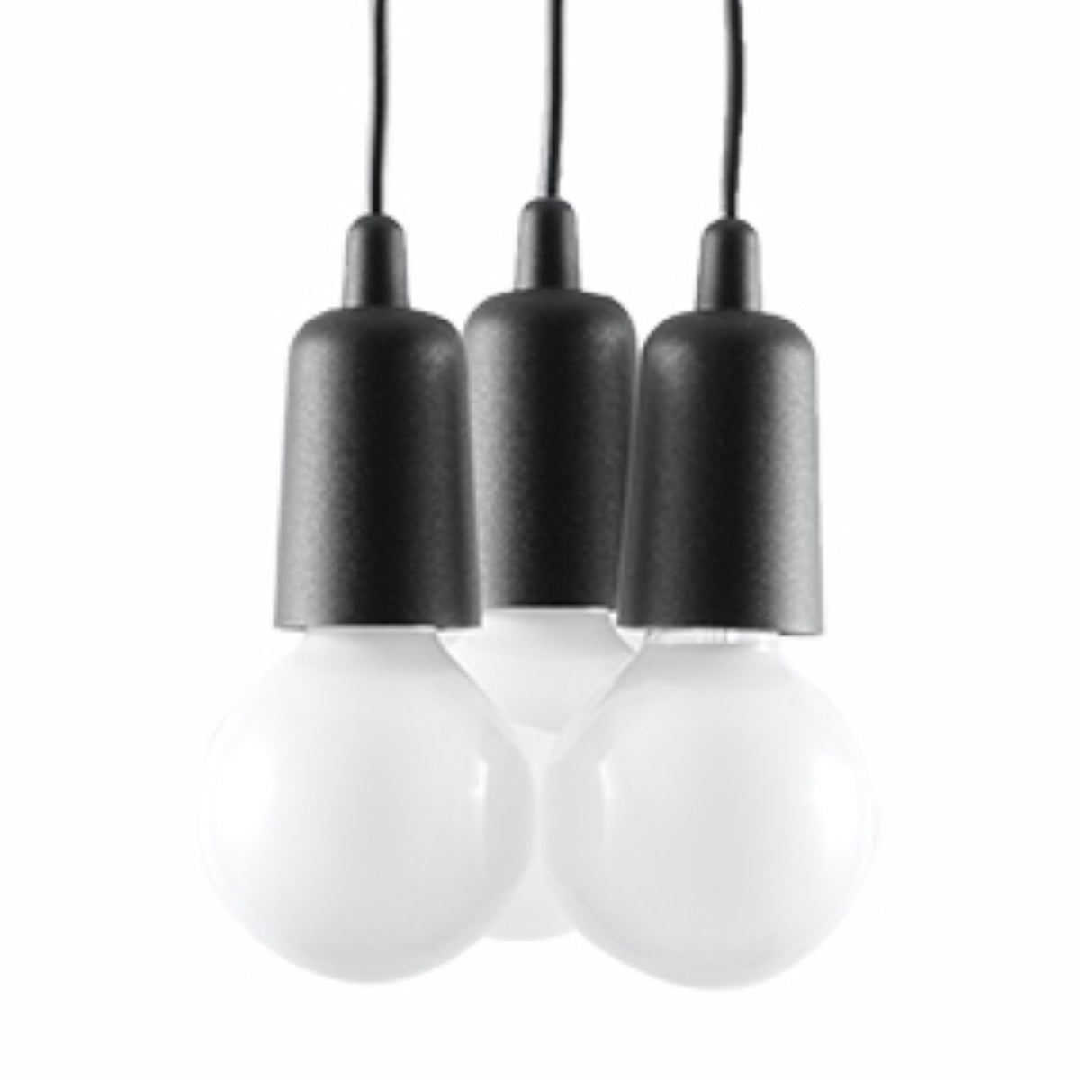 Pendant lamp DIEGO 3 black