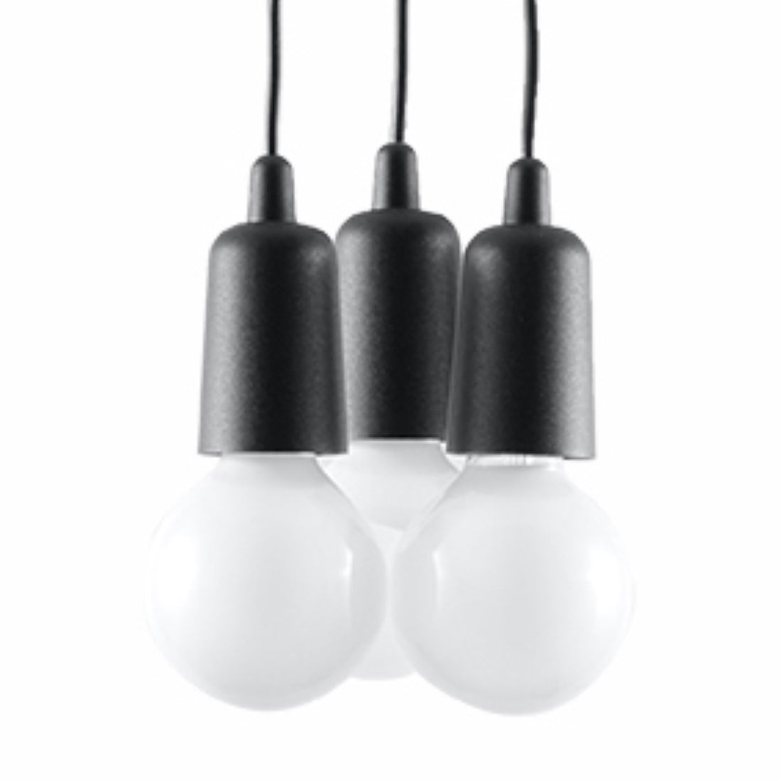 Pendant lamp DIEGO 3 black