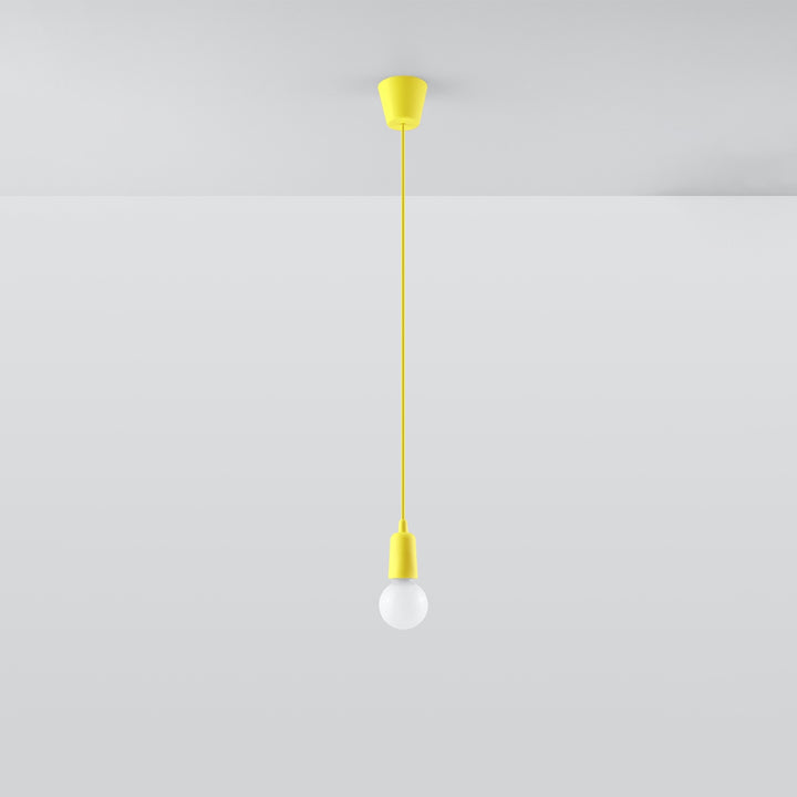 Pendant lamp DIEGO 1 yellow