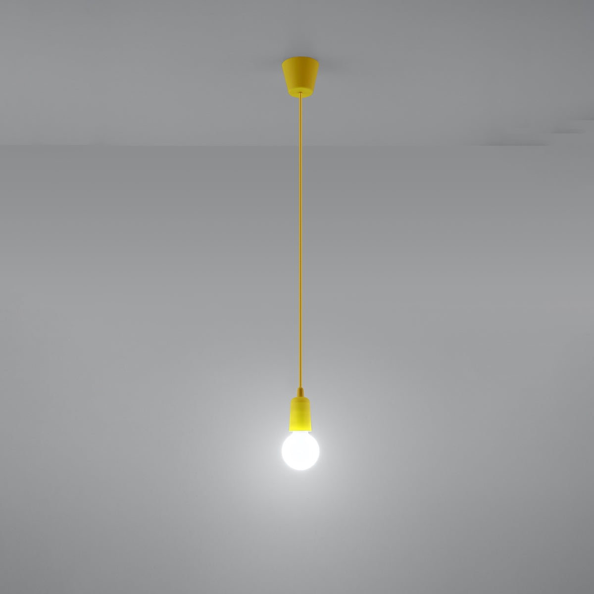 Pendant lamp DIEGO 1 yellow