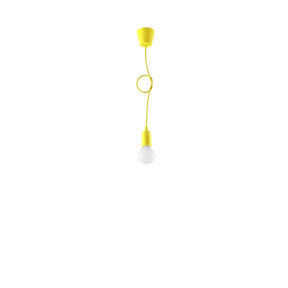 Pendant lamp DIEGO 1 yellow
