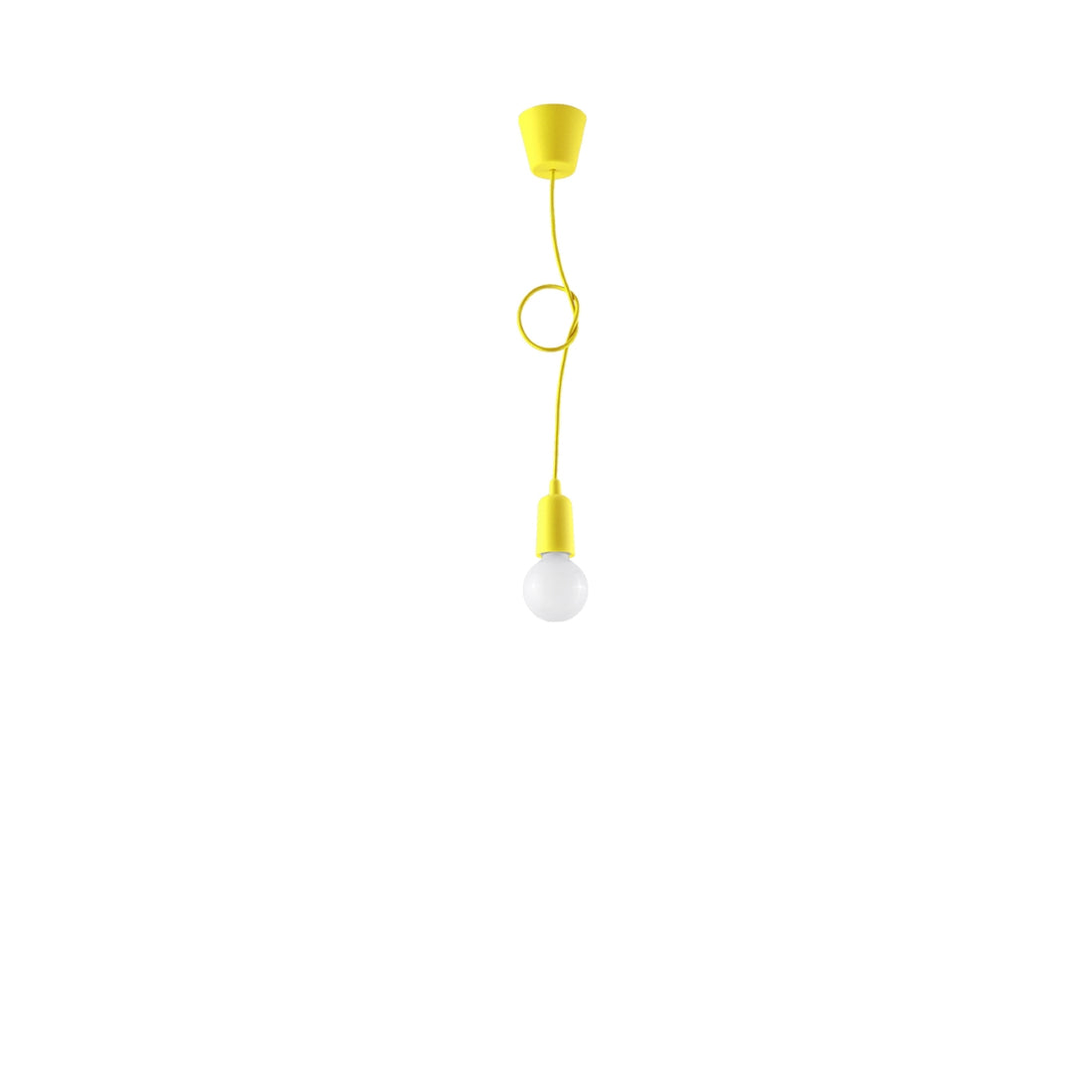 Pendant lamp DIEGO 1 yellow