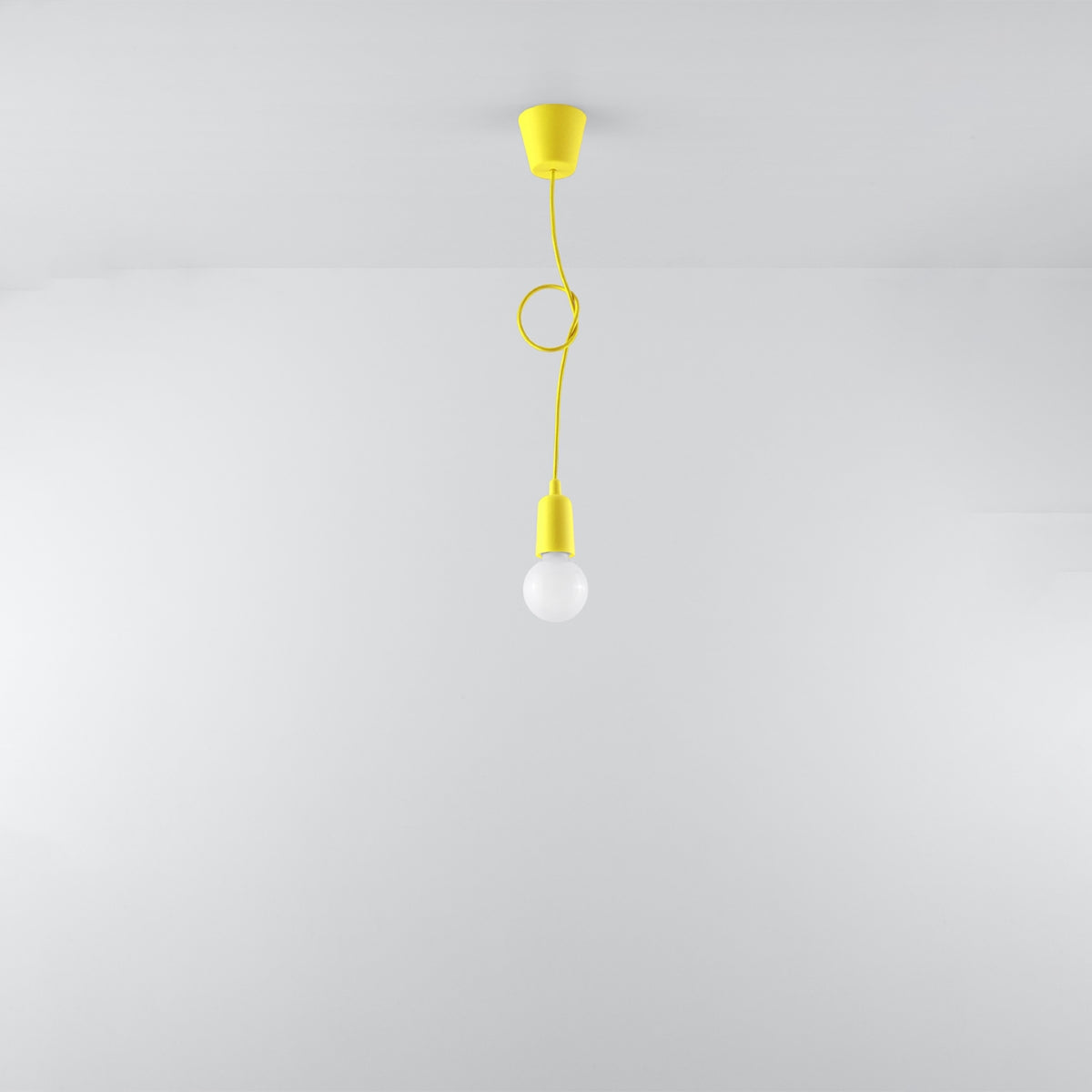 Pendant lamp DIEGO 1 yellow