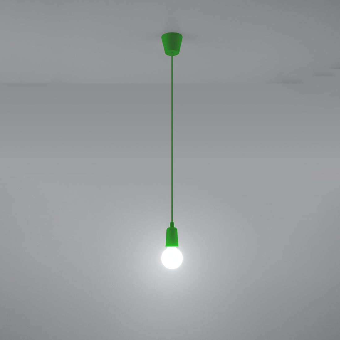 Pendant lamp DIEGO 1 green