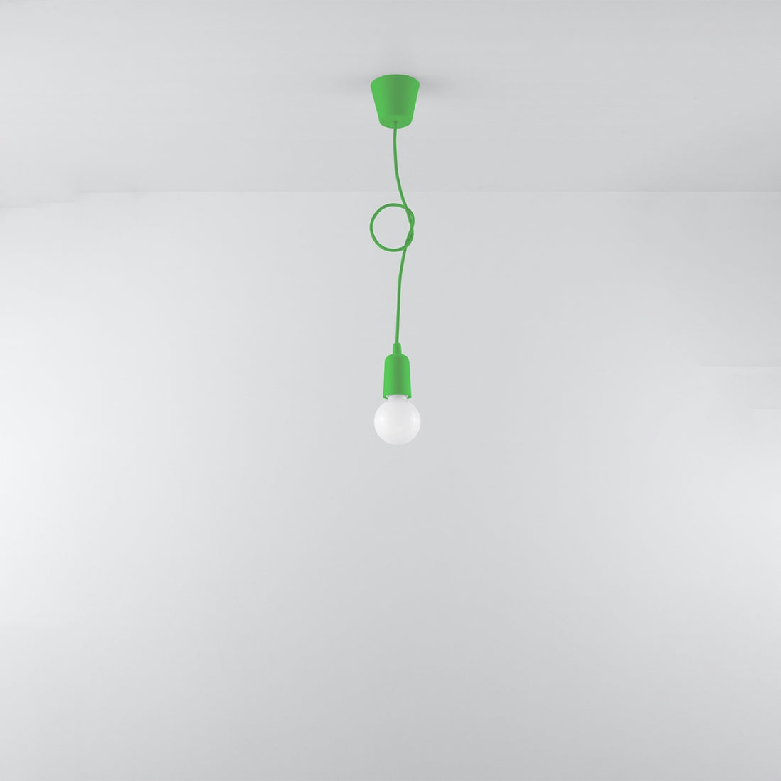 Pendant lamp DIEGO 1 green