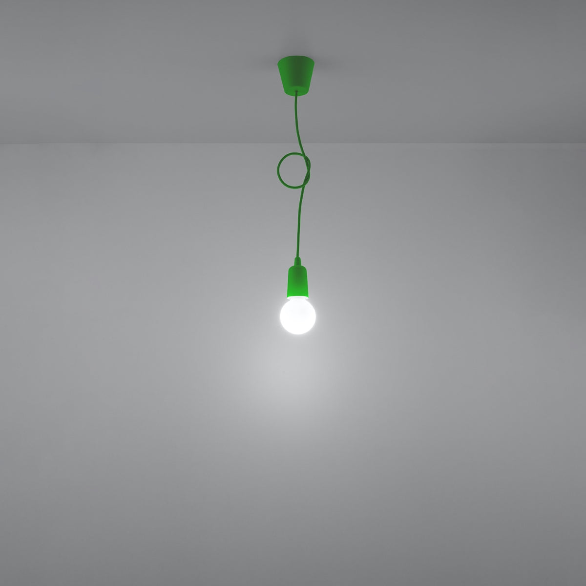 Pendant lamp DIEGO 1 green
