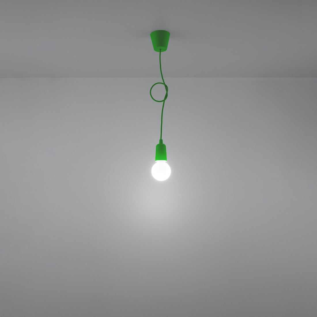Pendant lamp DIEGO 1 green