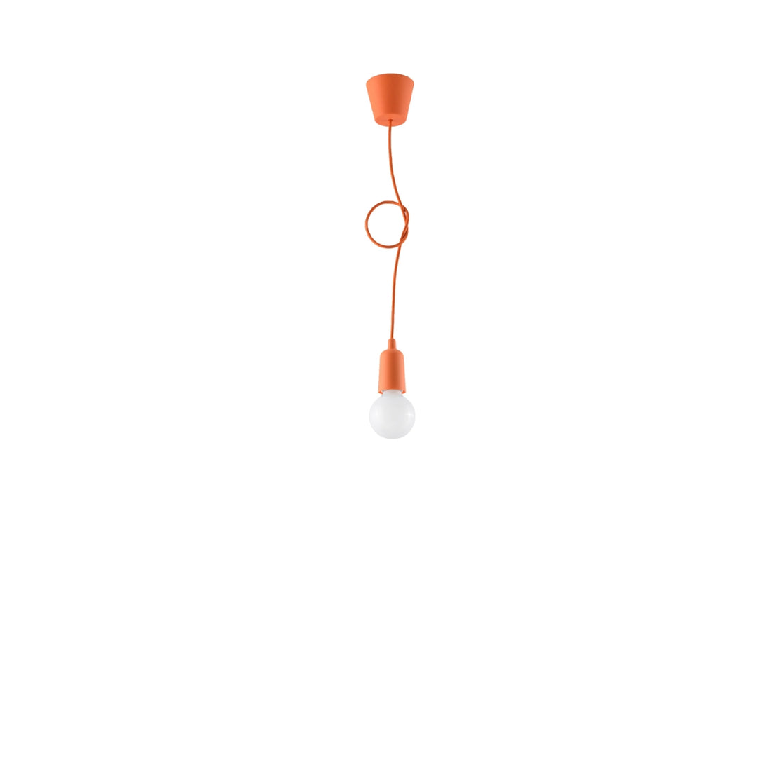 Pendant lamp DIEGO 1 orange
