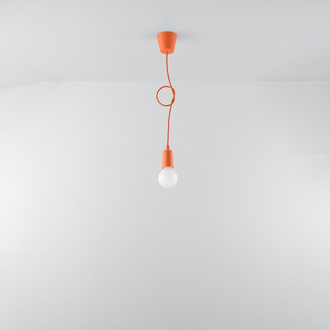 Pendant lamp DIEGO 1 orange