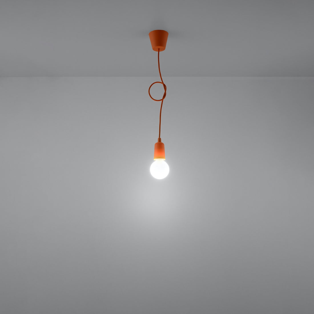 Pendant lamp DIEGO 1 orange