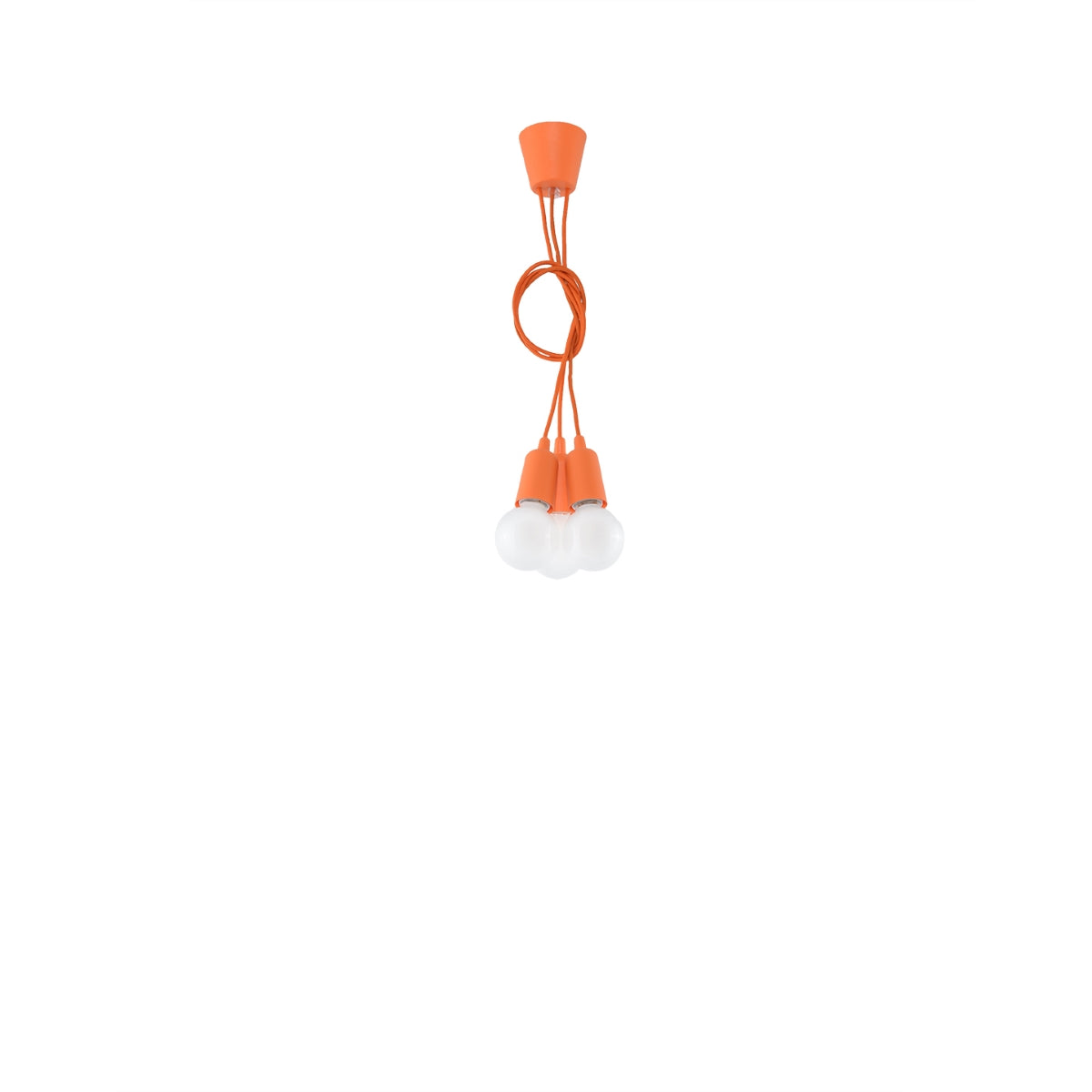 Pendant lamp DIEGO 3 orange