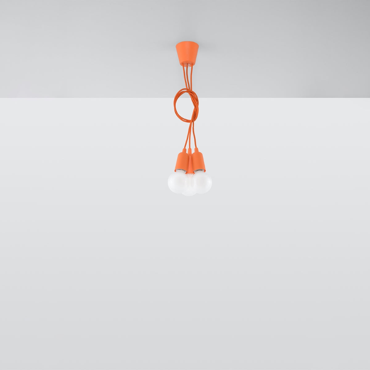 Pendant lamp DIEGO 3 orange