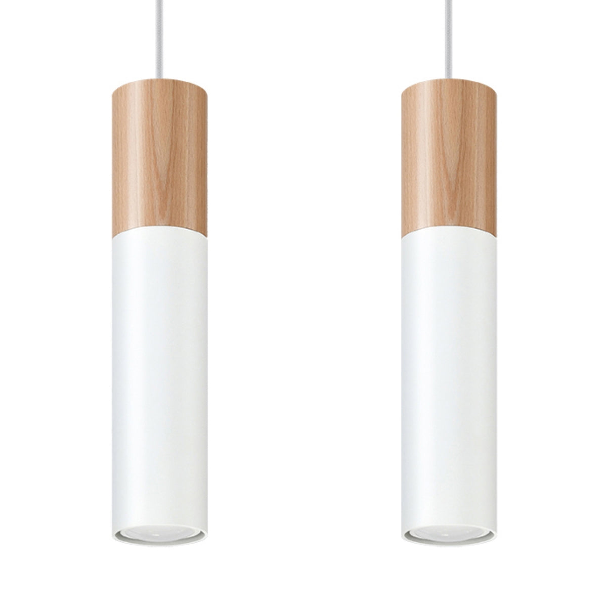 Pendant lamp PABLO 2 white