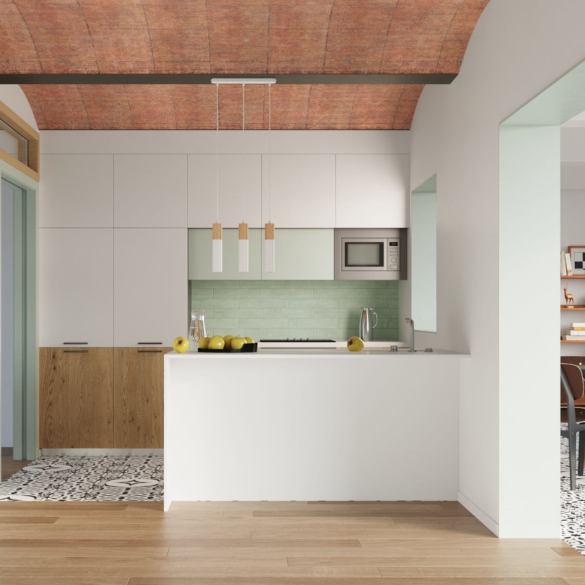 Pendant lamp PABLO 2 white