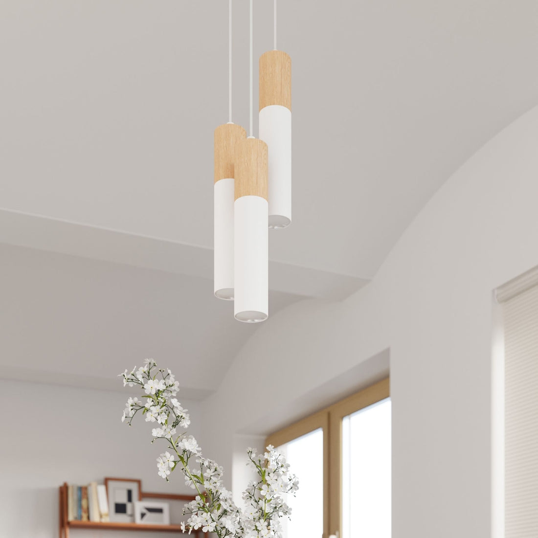 Pendant lamp PABLO 2 white